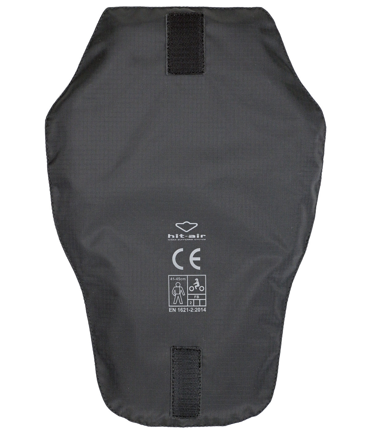 CE Back padding YM with Velcro Cover, Back Protector (velcro), motorcycle, - hit-air - Werable Airbag